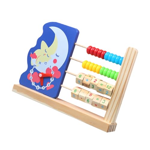 ERINGOGO Rechenregal Lernspielzeug Abakus Arithmetik Rechenspielzeug Für Kleinkinder Mathe Zählen Lehrmittel Aus Holz Blau ERINGOGO Rechenregal Lernspielzeug Abakus Arithmetik Rechenspielzeug Für Kleinkinder Mathe Zählen Lehrmittel Aus Holz Blau von ERINGOGO