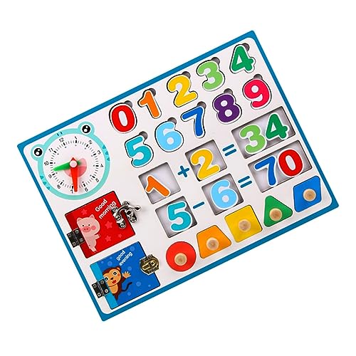 ERINGOGO Pädagogisches Mathematik-lernspielzeug Aus Holz Für Kinder Und Kleinkinder Kognitive Zahlenspiele Früherziehung von ERINGOGO