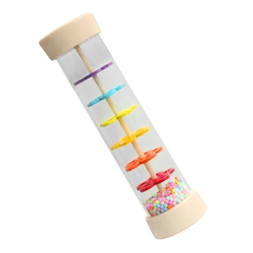 ERINGOGO Regenstab Mit Perlen Für Geräusche Shaker Röhre Regenstab Regenstab Kinderspielzeug Regenmacher Instrument Kognitives Regenmacher Kognitives Regengeräusch von ERINGOGO