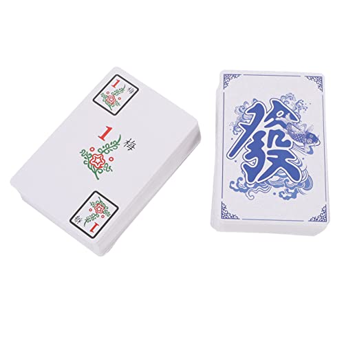ERINGOGO Reise Mahjong Kartenspiel Tragbares Mahjong Karten für Zuhause Partys und Freizeitaktivitäten für Familien und Freunde Kreative Geschenkidee ERINGOGO Reise Mahjong Kartenspiel Tragbares Mahjong Karten für Zuhause Partys und Freizeitaktivitäten für Familien und Freunde Kreative Geschenkidee von ERINGOGO