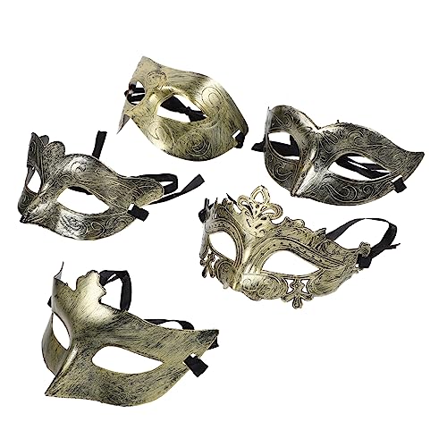 ERINGOGO Retro Design Halbmaske Für Frauen Kunststoff Gesichtsmaske Für Halloween Kostümparty Und Fotografie Requisiten Vintage Masken Retro Schmetterling Retro von ERINGOGO