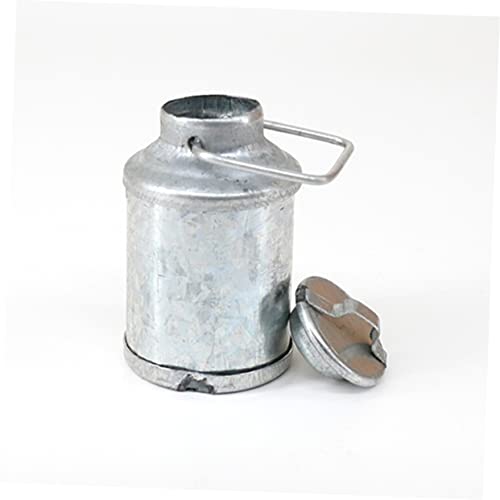 ERINGOGO Retro Wasserkocher Modell Rustikales Kessel Möbel Puppenhaus Zubehör Mini Küchenzubehör für Bauernhaus und Miniatur Szenen Robustes Metallspielzeug von ERINGOGO