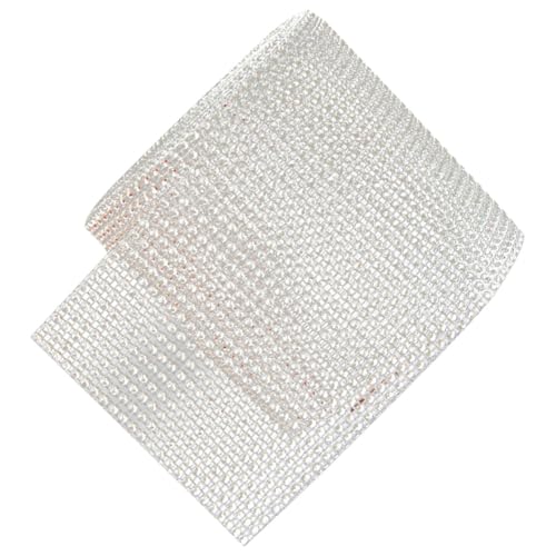 ERINGOGO Rhinestone Mesh Roll Reihen Silber Strassband Dekorativ für Hochzeitstorten Deko Geburtstag Party Handgemacht DIY Geschenkverpackung und Brautschleier Schmuck ERINGOGO Rhinestone Mesh Roll Reihen Silber Strassband Dekorativ für Hochzeitstorten Deko Geburtstag Party Handgemacht DIY Geschenkverpackung und Brautschleier Schmuck von ERINGOGO