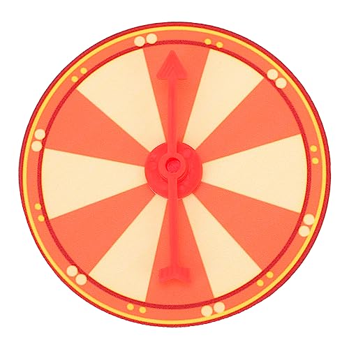 ERINGOGO Roulette-Spiel erhalten Rad wissen Du Die Riese drehteller Plattenspieler für Desktop-Spiele Desktop-Gaming-Plattenspieler Zeichnen Sie Spiel Desktop-Plattenspieler Plastik Orange von ERINGOGO
