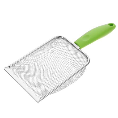 ERINGOGO Sandfilter Schaufel mit Feinem Netz Mesh Grünes Mehrzweck Sandspielzeug zum Muschelsammeln und Sandfiltern Am Strand Robust und Komfortabel für Draußen von ERINGOGO