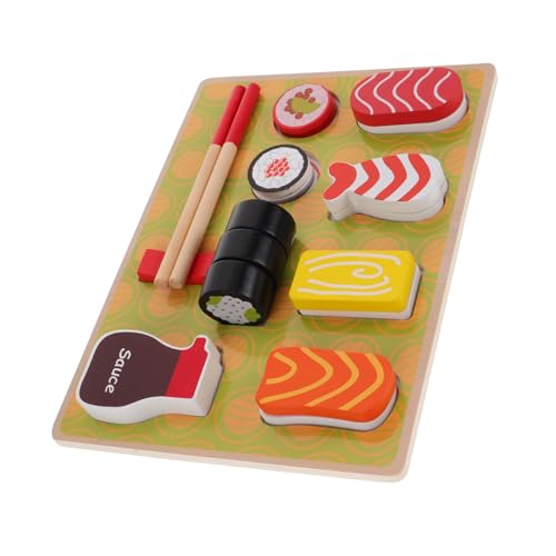 ERINGOGO Satz Sushi- Holz kochset Kochspielzeug kinderküche Nachahmungsspielzeug Sushi-Herstellung Alphabet-Puzzle Sushi-Zubehör hölzern ERINGOGO Satz Sushi- Holz kochset Kochspielzeug kinderküche Nachahmungsspielzeug Sushi-Herstellung Alphabet-Puzzle Sushi-Zubehör hölzern von ERINGOGO