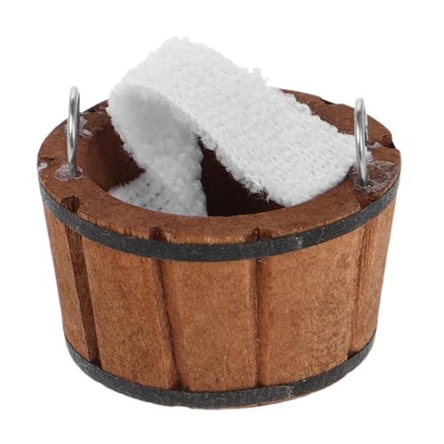 ERINGOGO Satz Zubehör für Puppenhäuser badewanne holzspielzeug puppenhaus Bad puppenbadewanne Puppenhausbad Kleiner Holzeimer Puppenhaus-Miniaturen Sandeimerstrand Light Brown ERINGOGO Satz Zubehör für Puppenhäuser badewanne holzspielzeug puppenhaus Bad puppenbadewanne Puppenhausbad Kleiner Holzeimer Puppenhaus-Miniaturen Sandeimerstrand Light Brown von ERINGOGO