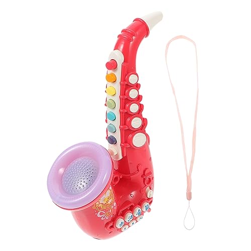 ERINGOGO Saxophon Mini -Saxophonspielzeug Saxophonspielzeug für Kinderspielzeug Musikinstrumente Musikinstrumentenmodell aus Kunststoff 3 Knoten aa rot ERINGOGO Saxophon Mini -Saxophonspielzeug Saxophonspielzeug für Kinderspielzeug Musikinstrumente Musikinstrumentenmodell aus Kunststoff 3 Knoten aa rot von ERINGOGO