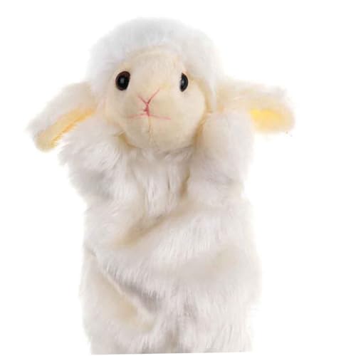 ERINGOGO Schafhandpuppe Werkzeug Zum Erzählen Von Geschichten Weiß Zufällige Farbe ERINGOGO Schafhandpuppe Werkzeug Zum Erzählen Von Geschichten Weiß Zufällige Farbe von ERINGOGO