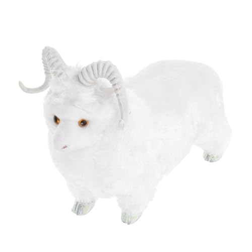 ERINGOGO Schafspielzeug Farmtiere Figuren Ziege Ziegenspielzeug Für Schafe Gefüllt Simulation Von Tierornamenten Wintertierfiguren Kleine Ausgestopfte Schafe Weiß Plüsch ERINGOGO Schafspielzeug Farmtiere Figuren Ziege Ziegenspielzeug Für Schafe Gefüllt Simulation Von Tierornamenten Wintertierfiguren Kleine Ausgestopfte Schafe Weiß Plüsch von ERINGOGO