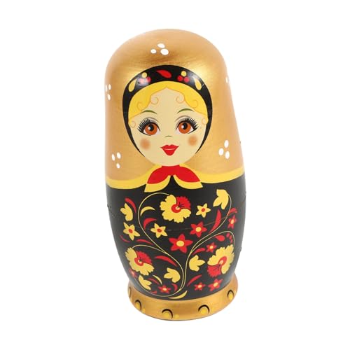 ERINGOGO Schichtige Russische Nesting Dolls aus Kindersicherem Holz Handbemalte Matryoshka Puppen für Erwachsene Dekoratives und Geschenkidee zu Geburtstag und Weihnachten von ERINGOGO