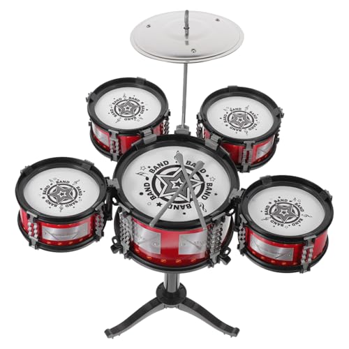 ERINGOGO Schlagzeug Set Robustes Musikinstrument mit Klarem Pädagogisches Drum Kit Playset für Jungen und Mädchen Geeignet für Kinderpartys und Frühe Musikalische ERINGOGO Schlagzeug Set Robustes Musikinstrument mit Klarem Pädagogisches Drum Kit Playset für Jungen und Mädchen Geeignet für Kinderpartys und Frühe Musikalische von ERINGOGO