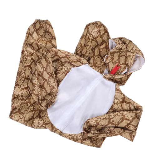 ERINGOGO Schlangenkostüm für Flauschiger Strampler mit Tierkostüm für Halloween Rollenspiele und Mottopartys Bequem und Atmungsaktiv Süßes Outfit für Kleinkinder von ERINGOGO