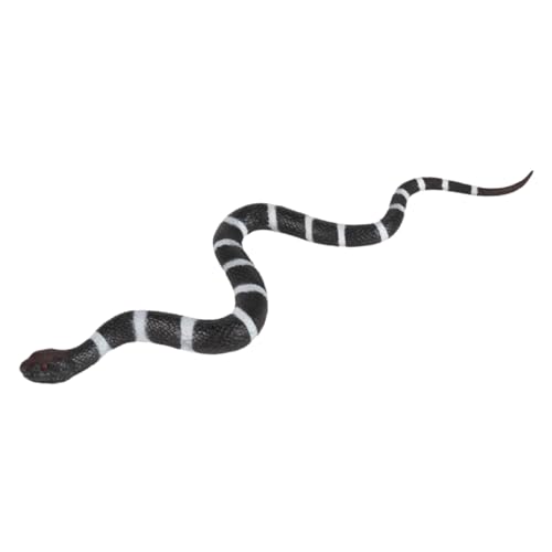 ERINGOGO Schlangenmodell Realistische Tierfiguren Simulation Realistischer Schlangenfiguren Schlangenspielzeug Für Schlangen Kleine Schlangenfiguren Black ERINGOGO Schlangenmodell Realistische Tierfiguren Simulation Realistischer Schlangenfiguren Schlangenspielzeug Für Schlangen Kleine Schlangenfiguren Black von ERINGOGO