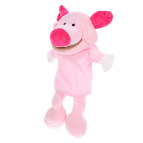 ERINGOGO Schwein Handpuppe Interaktive Tierhandpuppe Für Geschichtenerzählen Und Unterricht Weiches Kuscheltier Für Fördert Kreativität Und Sprachfähigkeiten von ERINGOGO