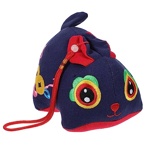 ERINGOGO Segnen Kaninchen Puppe Weihnachten Ausgestopft Und Sternzeichen Hase Puppe Kaninchenpuppenspielzeug Hasenpuppe Kaninchen-Maskottchen- Neujahr Plüsch von ERINGOGO