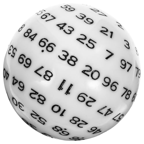 ERINGOGO Seitiger Acryl Würfel Polyedrisches Spielwürfel Langlebig Praktisch für Tischspiele Party Zubehör Zufällig Zufällige Farbe Zufällige Farbe von ERINGOGO