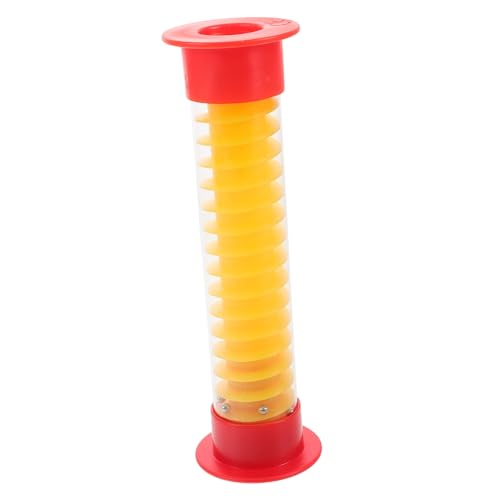 ERINGOGO Sekunden Sanduhr Timer mit Sound für Brettspiele und Kartenspiele Interaktiver Spieltimer für Erwachsene Kreativer Spielzubehör für Zuhause und Klassenzimmer Roter Deckel Gelbes von ERINGOGO