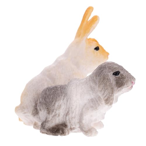 ERINGOGO Simulation Doppelkaninchen Kaninchen Figur Hase Modell Simulation Kaninchen ERINGOGO Simulation Doppelkaninchen Kaninchen Figur Hase Modell Simulation Kaninchen von ERINGOGO