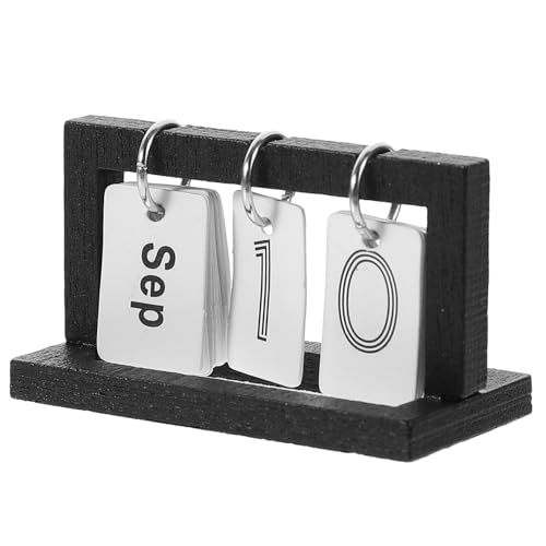 ERINGOGO Simulationspuppenhaus Mini-Flip-Kalender-Modell Kleiner Kalender Kleiner Schreibtischkalender Prop Mini-Tischkalender Mini-Hauskalender Mini Stehtisch Kalender Holz Schwarz ERINGOGO Simulationspuppenhaus Mini-Flip-Kalender-Modell Kleiner Kalender Kleiner Schreibtischkalender Prop Mini-Tischkalender Mini-Hauskalender Mini Stehtisch Kalender Holz Schwarz von ERINGOGO