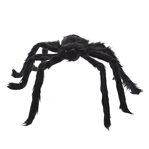 ERINGOGO Simulationsspinnenspielzeug Große Halloween Spinne Halloween Party Requisite Halloween Dekorationen Outdoor Simulationsspinnen Halloween Gruseldekoration Spinnen Ornament von ERINGOGO