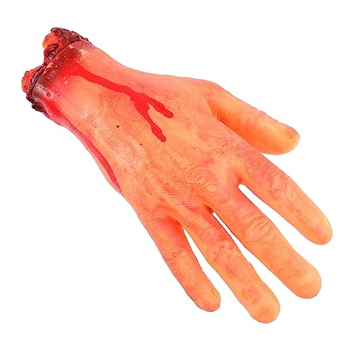 ERINGOGO Simulierte Blutige Hand Deko Halloween Party Horror Trick Requisite Realistisch Gruselig für Zubehör Bühnenauftritt von ERINGOGO