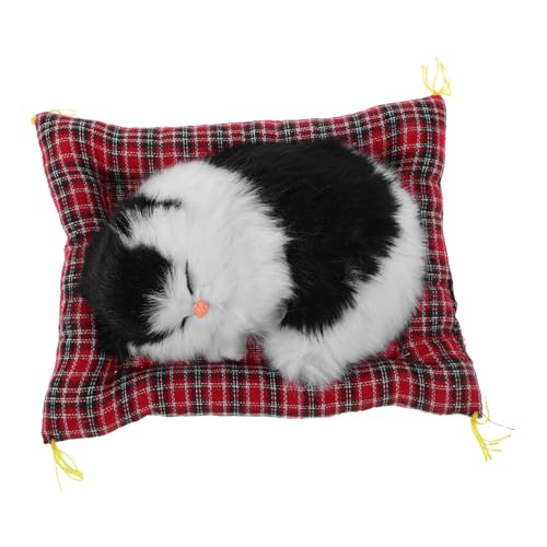 ERINGOGO Simuliertes Katzenmodell Realistische Katzenfigur Falsche Katze Realistische Haustiere Mini Stofftiere Simulation Kat Realistisches Katzenstofftier Kunstfell von ERINGOGO