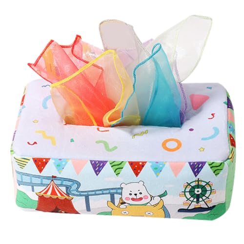 ERINGOGO Sinnes Taschentuchbox aus Leichtem mit Bunten Farben für Jahre Junge Mädchen zur Motorikförderung und Farberkennung Sicheres Montessori Babyspielzeug ERINGOGO Sinnes Taschentuchbox aus Leichtem mit Bunten Farben für Jahre Junge Mädchen zur Motorikförderung und Farberkennung Sicheres Montessori Babyspielzeug von ERINGOGO