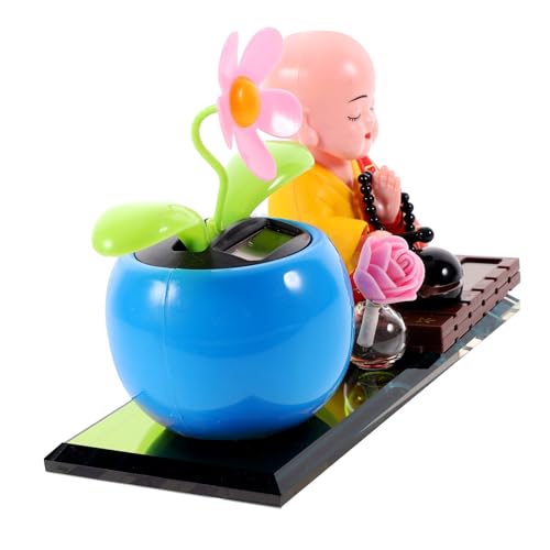 ERINGOGO Solar Cartoon Figur mit Nicken Auto Armaturenbrett Dekoration Kreative Bonsai Ornament für Schreibtisch und Garten Handgefertigt Kompakt und Solarbetrieben ERINGOGO Solar Cartoon Figur mit Nicken Auto Armaturenbrett Dekoration Kreative Bonsai Ornament für Schreibtisch und Garten Handgefertigt Kompakt und Solarbetrieben von ERINGOGO