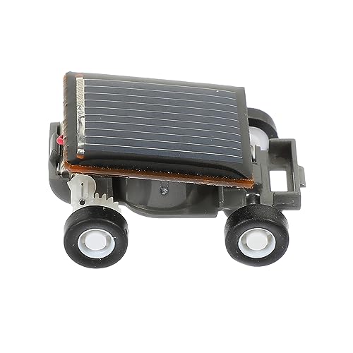 ERINGOGO Solar-Spielzeugauto Solarbetriebenes Spielzeugauto Pädagogisches mit Solarantrieb elektronische Bausätze für Badespielzeug Lernspielzeug für Solarautos Black von ERINGOGO