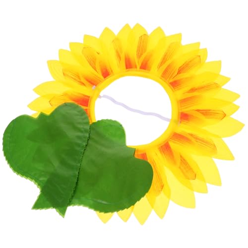 ERINGOGO Sonnenblumen Kostüm Set mit Kopfschmuck und Handschuhen Leichte Langlebige Party Requisiten für Tanz Halloween und Fasching Großer Blumen Haarreif Unisex Auffälliges Accessoire ERINGOGO Sonnenblumen Kostüm Set mit Kopfschmuck und Handschuhen Leichte Langlebige Party Requisiten für Tanz Halloween und Fasching Großer Blumen Haarreif Unisex Auffälliges Accessoire von ERINGOGO