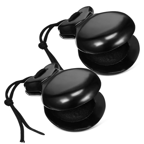 ERINGOGO Holz Kastagnetten Spanische Percussion-Instrumente Für Erwachsene Leicht Strapazierfähig Und Vielseitig Verwendbar Rhythmus Und Frühe Musikalische Bildung von ERINGOGO