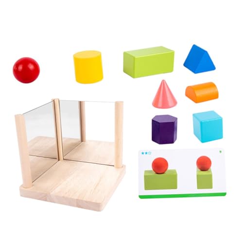 ERINGOGO Spiegelgeometrie Geometriespielzeug Für Logisches Denken Und Kreative Raumstrukturentwicklung Ideales Lernspielzeug Für Jungen Und Mädchen Ab Jahren von ERINGOGO