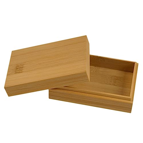 ERINGOGO Spielkarten Holzkiste Pokerkartenhalter Organisation von Spielkarten Kartendeck-Hülle Handelskartenspeicher Fall Sammelkarten-Aufbewahrungsbox Spielhalter hölzern Khaki von ERINGOGO