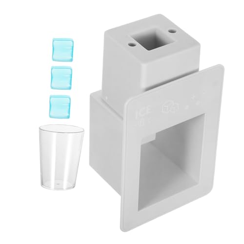 ERINGOGO Spielküche Zubehör Echte Eismaschine mit Eiswürfeln für Rollenspiele Miniatur Puppenhaus Küchenappliance für Jungen und Mädchen von ERINGOGO