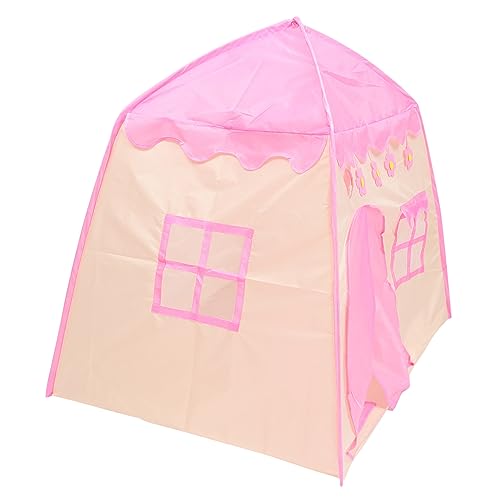 ERINGOGO Spielzelt Prinzessinnenzelt Für Drinnen Tragbares Pop Up Zelt Rosa Atmungsaktives Und Langlebiges Material Für Spielzimmer Und Kreative von ERINGOGO