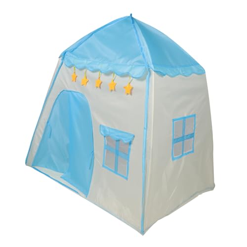 ERINGOGO Spielzelt Prinzessinnenzelt Indoor Faltbares Blau Atmungsaktives Material Einfach Aufzubauen mit Blumenverzierung Ausreichend für Spiel und Schlaf ERINGOGO Spielzelt Prinzessinnenzelt Indoor Faltbares Blau Atmungsaktives Material Einfach Aufzubauen mit Blumenverzierung Ausreichend für Spiel und Schlaf von ERINGOGO