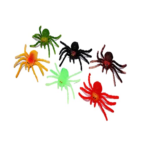 ERINGOGO Halloween Spiders for Outside Outdoor Halloween Decorations Fake Spider Spielzeug realistische gefälschte Spinnen Halloween-Spinne weiches Gummi falsche Spinne Dekorationen von ERINGOGO