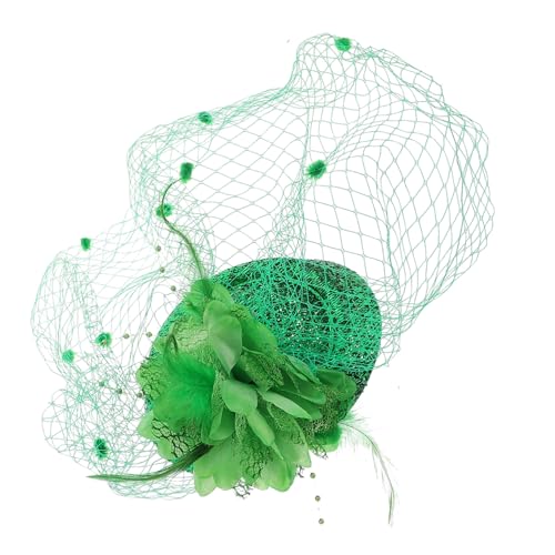 ERINGOGO St Patricks Day Mini Hut Haarclip Grün mit Vintage Schleier Leichtes Party Accessoire für Frauen und Mädchen Festliches Haarschmuck für Feiertage und Kostüm Modischer Damen ERINGOGO St Patricks Day Mini Hut Haarclip Grün mit Vintage Schleier Leichtes Party Accessoire für Frauen und Mädchen Festliches Haarschmuck für Feiertage und Kostüm Modischer Damen von ERINGOGO