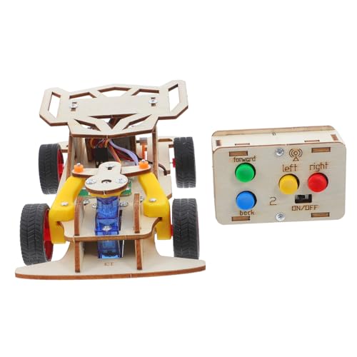 ERINGOGO Stem DIY Rennwagen Bausatz mit Fernsteuerung und Lenkfunktion Elektrisches Wissenschaftsprojekt für Tragbares Lernspielzeug für Familie und Unterricht von ERINGOGO