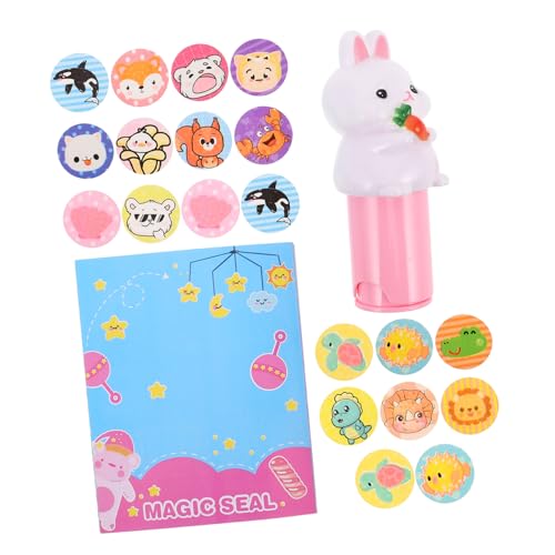 ERINGOGO Stempelset Cartoon Wasserdichter Niedlicher Sticker Stempel für DIY Fördert Kreativität und Kognitive Entwicklung Geeignet für Jungen und Mädchen von ERINGOGO