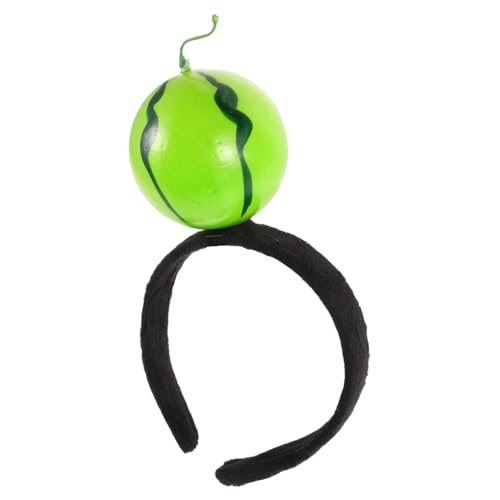 ERINGOGO Stirnband Wassermelone Cosplay-stirnband Wassermelonen-kopfschmuck Obststirnband Obst-stirnbänder Für Wassermelonen-haar-accessoires Kostüm Stirnbänder Stoff von ERINGOGO