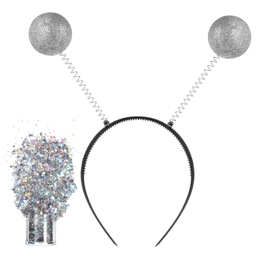 ERINGOGO Stirnband für Mädchen Glitzer Kopfbedeckung für Partys und Cosplay Vielseitiges Haarschmuck Accessoire für Halloween und Karneval Robustes Design von ERINGOGO