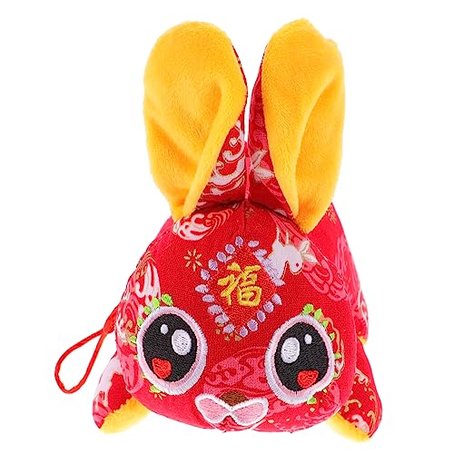 ERINGOGO Plush Toy Hängedekoration Für Jahr Hasen Neujahrs-Maskottchen Und Tier-Spielzeug Für Süßes Für Anlässe von ERINGOGO