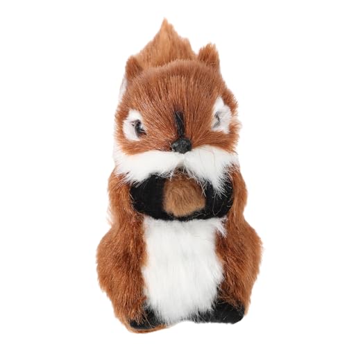 ERINGOGO Stofftiermodell Entzückende Tierfigur Realistische Kuscheltiere Niedliche Simulations-eichhörnchen-Ornamente Eichhörnchen Plüsch Lebhaftes Pelziges Eichhörnchen Brown Plastik ERINGOGO Stofftiermodell Entzückende Tierfigur Realistische Kuscheltiere Niedliche Simulations-eichhörnchen-Ornamente Eichhörnchen Plüsch Lebhaftes Pelziges Eichhörnchen Brown Plastik von ERINGOGO