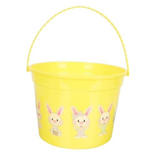 ERINGOGO Strandeimer sandspielzeug strandspielzeug Kind sandspielzeug -Strandspielzeug wasserfässer handgehaltener Eimer Hasendesign-Eimer für Ostern Plastik Yellow ERINGOGO Strandeimer sandspielzeug strandspielzeug Kind sandspielzeug -Strandspielzeug wasserfässer handgehaltener Eimer Hasendesign-Eimer für Ostern Plastik Yellow von ERINGOGO