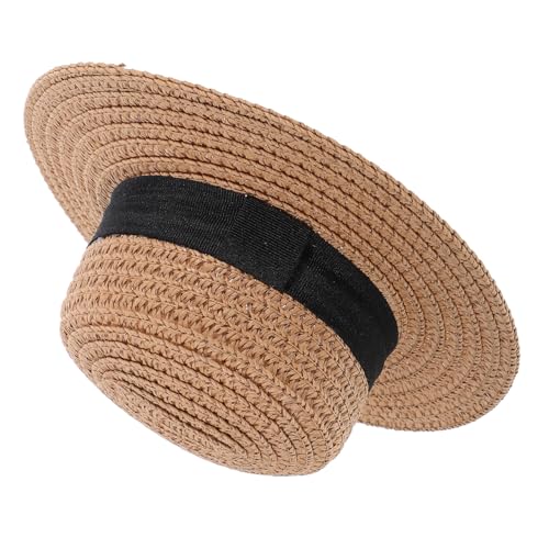ERINGOGO Strohhut Miniatur Puppe hoch Party Kleiner Bastelhut Mini-Hut-DIY-Requisite Mini-Strohhüte basteln Hutdekorationen Mini-Hutfiguren Mini-Hut aus Strohgeflecht Hutverzierung Khaki ERINGOGO Strohhut Miniatur Puppe hoch Party Kleiner Bastelhut Mini-Hut-DIY-Requisite Mini-Strohhüte basteln Hutdekorationen Mini-Hutfiguren Mini-Hut aus Strohgeflecht Hutverzierung Khaki von ERINGOGO