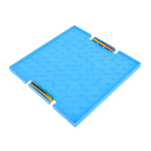 ERINGOGO Studenten-Pinnwand Steckbrett für Pegboard-Kit Tablas para pared Steckbrett für den Schreibtisch Tragbares Whiteboard Geoboard-Kind geformte Steckbretter Plastik Blue von ERINGOGO