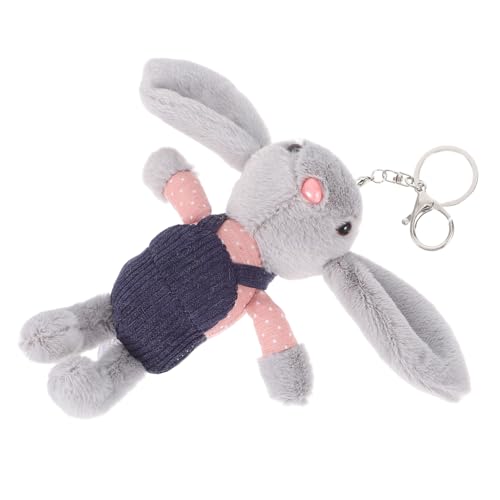 ERINGOGO Süßes Kaninchen Plüschspielzeug Schlüsselanhänger für Weicher und Flauschiger Hase Taschenanhänger Niedliche Deko für Schlüsselbund von ERINGOGO