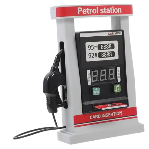 ERINGOGO Tankstellen Spielzeugmodell Kinderspielzeug Tankstelle Kinderspielzeugmodell Tankstelle Spielzeugspielset Für DIY Tankstellenspielzeug Gasspielzeug von ERINGOGO